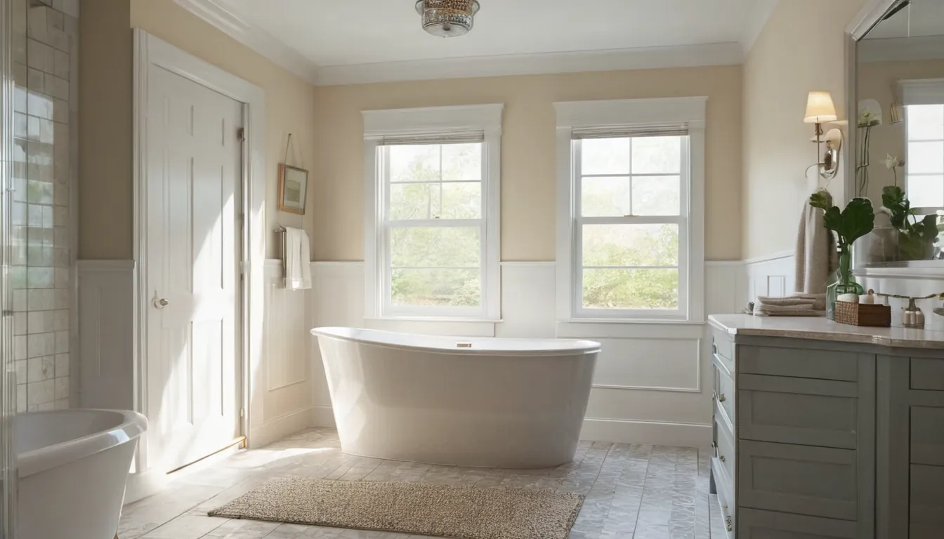 A bright, welcoming bathroom with a walk-in tub in a Canonsburg home